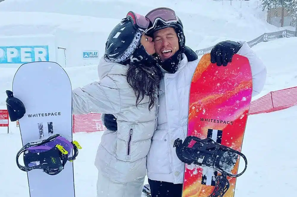 Nina Dobrev and Shaun White's Snowy Celebration