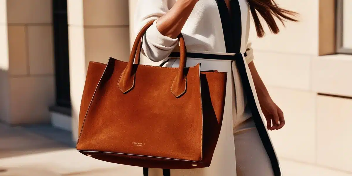 Brown Suede Elegance