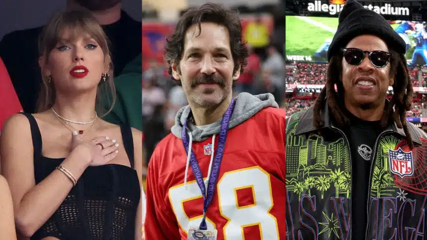 Celebrities at Super Bowl