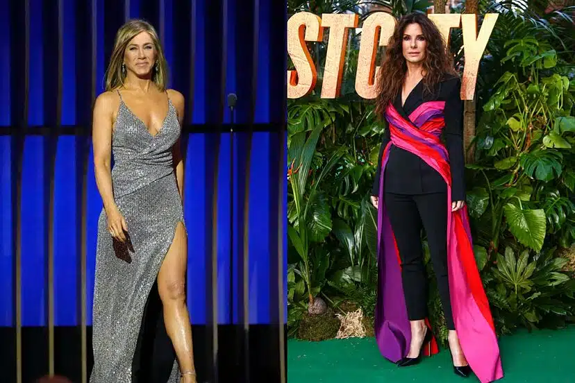 Jennifer Aniston and Sandra Bullock