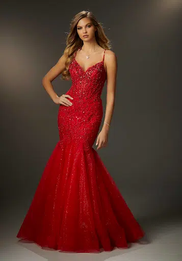 Sophisticated Mermaid-Style Formal Dinner Dress