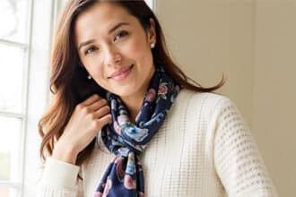 Ways to Wear a Silk Scarf This Fall