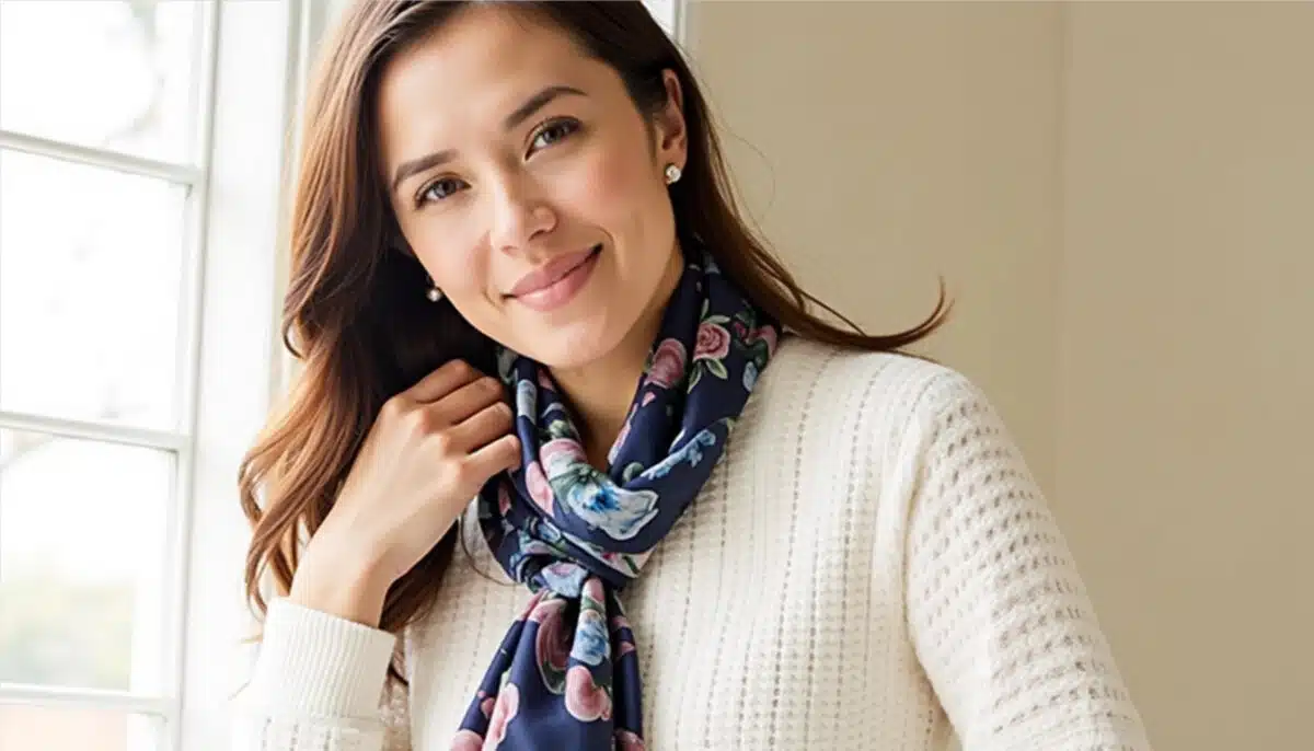Ways to Wear a Silk Scarf This Fall